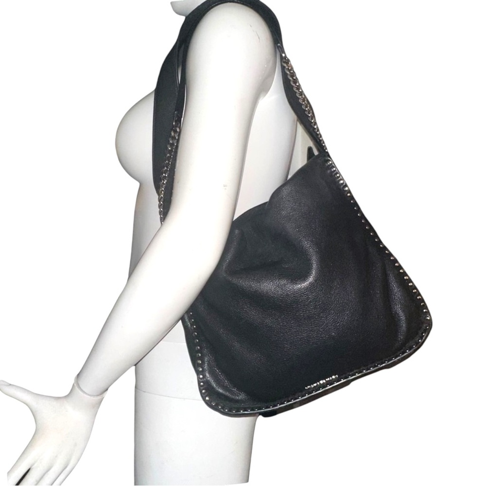 Michael Kors large black studded hobo bag - Picture 6 of 11